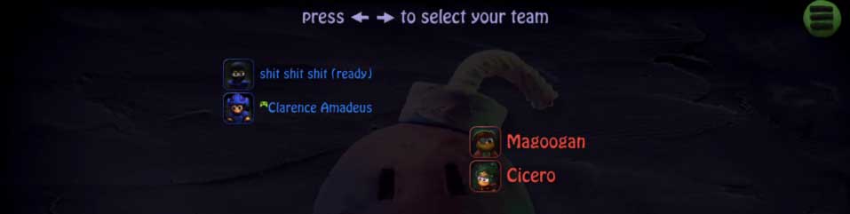 BombSquad team selection